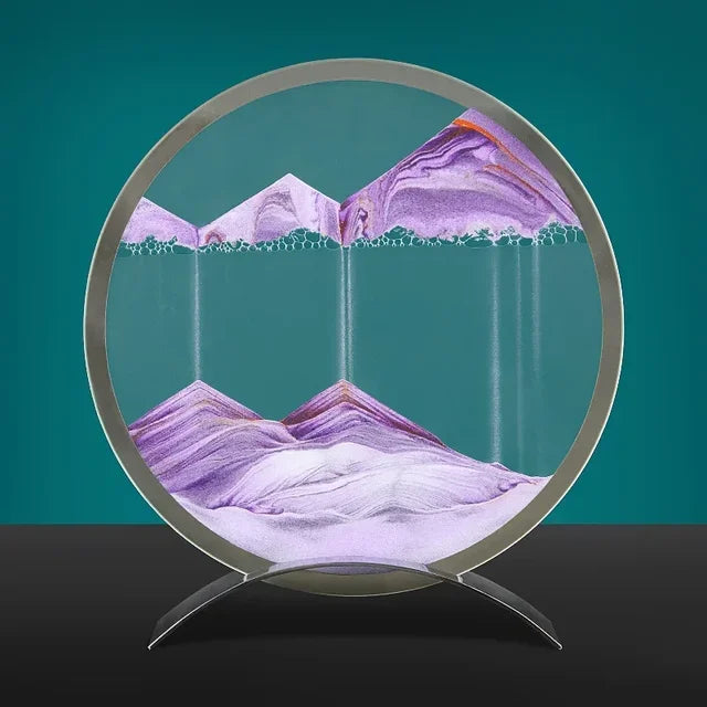 Velora Glass Ambience Lamp Featuring Sand Art That Shifts Quietly To Create Calming Light In Any Room