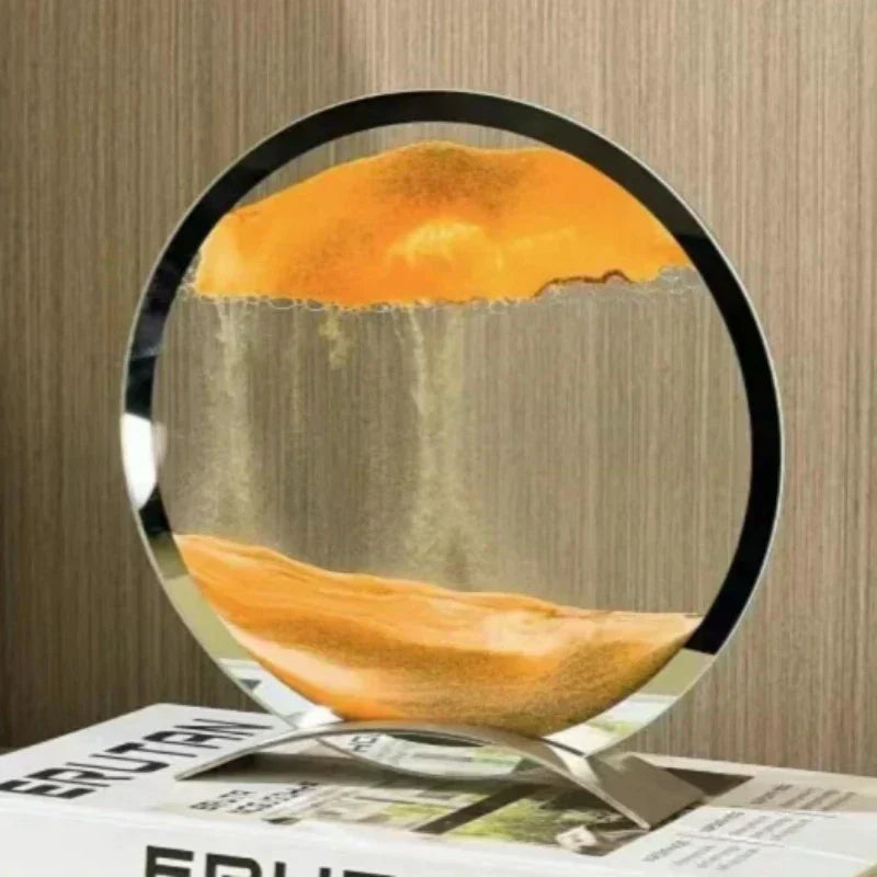 Velora Glass Ambience Lamp Featuring Sand Art That Shifts Quietly To Create Calming Light In Any Room