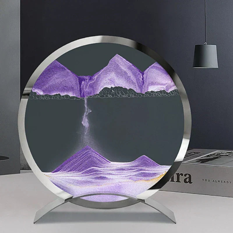 Velora Glass Ambience Lamp Featuring Sand Art That Shifts Quietly To Create Calming Light In Any Room
