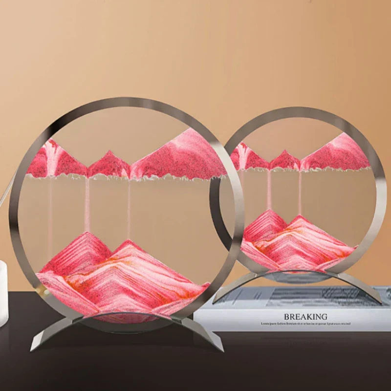 Velora Glass Ambience Lamp Featuring Sand Art That Shifts Quietly To Create Calming Light In Any Room