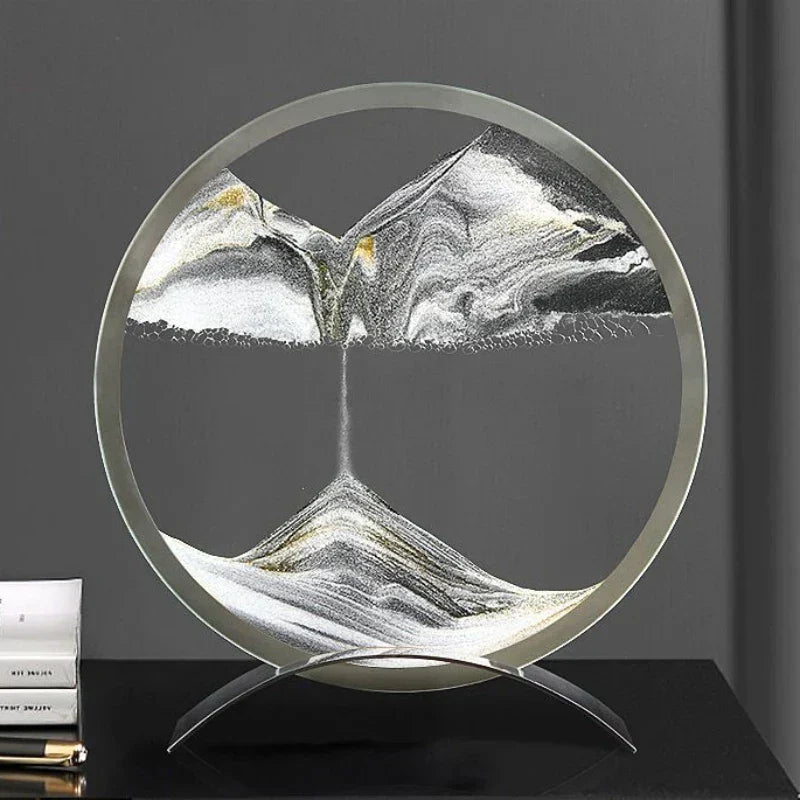 Velora Glass Ambience Lamp Featuring Sand Art That Shifts Quietly To Create Calming Light In Any Room