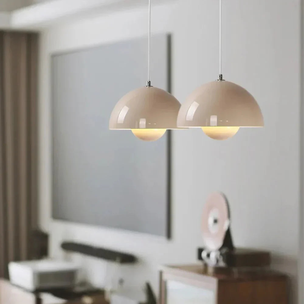 Danish Modern Pendant Light With Soft-Form Design For Contemporary Interiors In Homes
