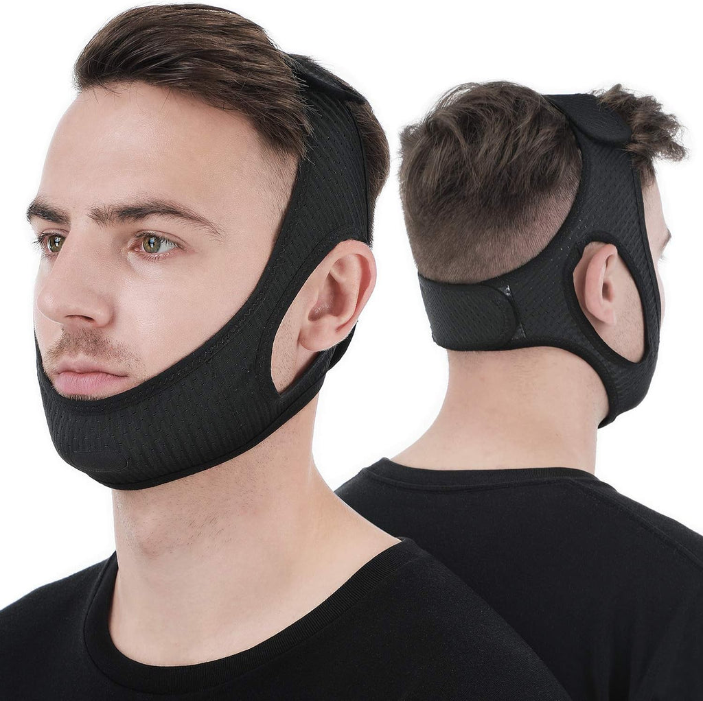 Adjustable Chin Strap For Snoring Reduction And Quiet Sleep