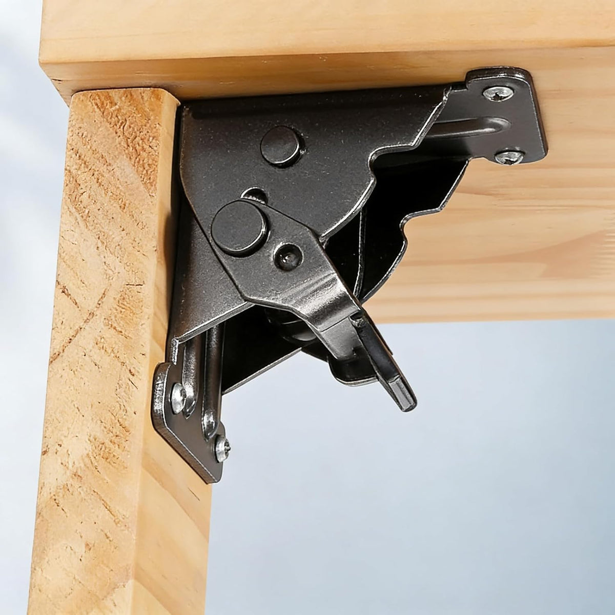 Stahl Klapptischbeschlag – Selbstverriegelnd, bis 225 kg, 2er-Set -    Zorenza