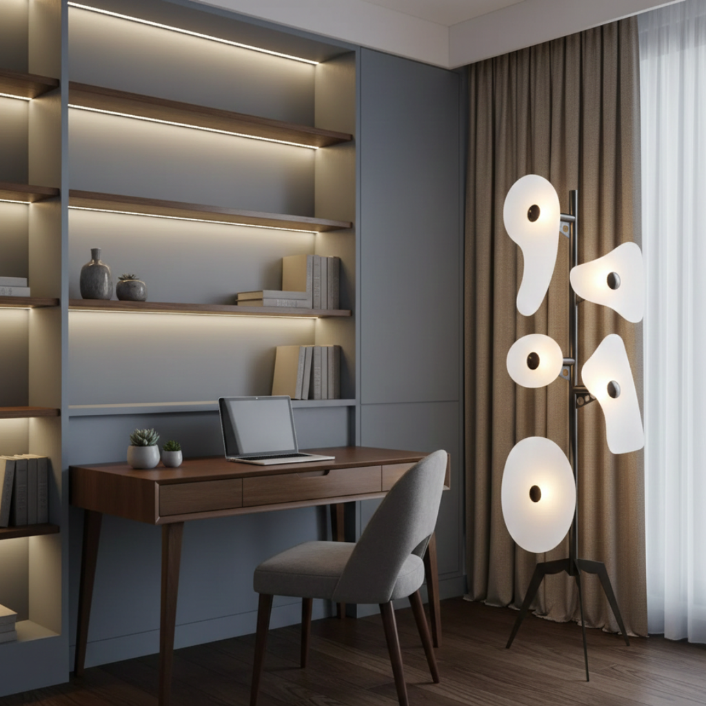 Ambient Colour Changing Floor Lamp With LED For Modern Living Rooms And Bedrooms