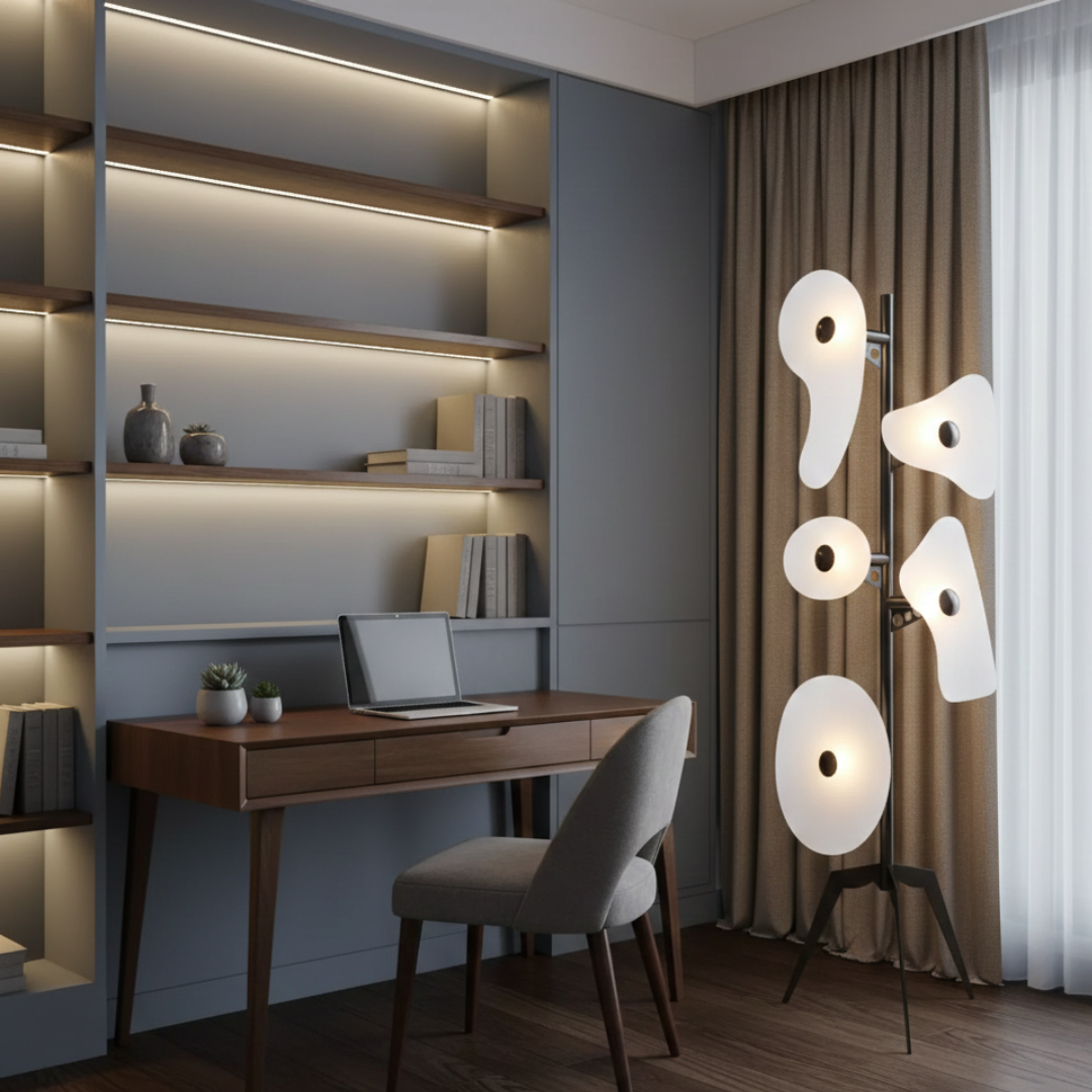 Ambient Colour Changing Floor Lamp With LED For Modern Living Rooms And Bedrooms