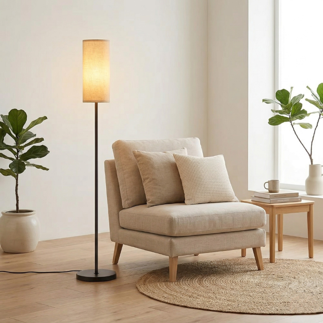 App Controlled RGB Floor Lamp For Customizable Ambient Lighting In Any Room Or Office Space