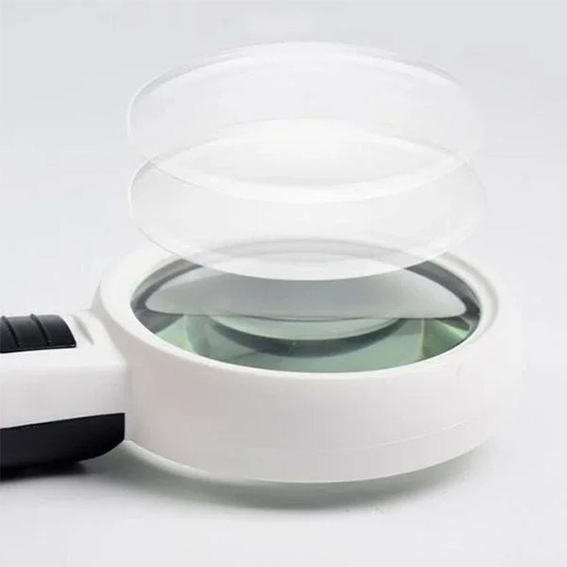 LED Reading Magnifier With 30X Magnification For Seniors And Vision Challenges