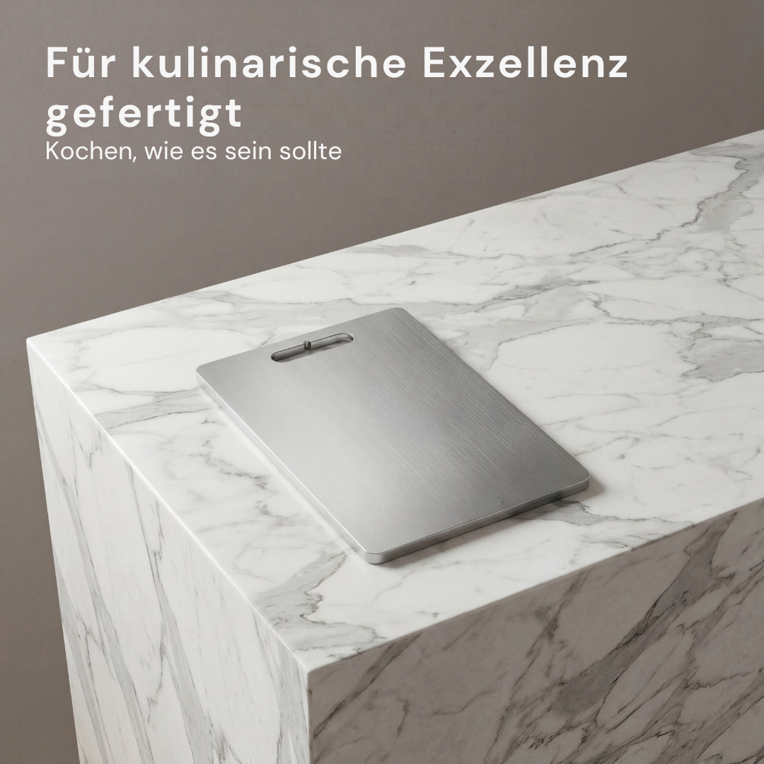 Cutting Board Made From Titanium For Daily Kitchen Use With Smooth Surface