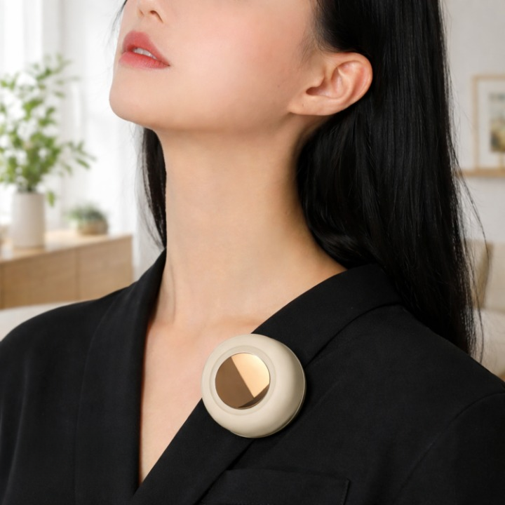 Ventilador portátil con pinza — Funcionamiento silencioso, flujo de aire de 360°, pinza flexible