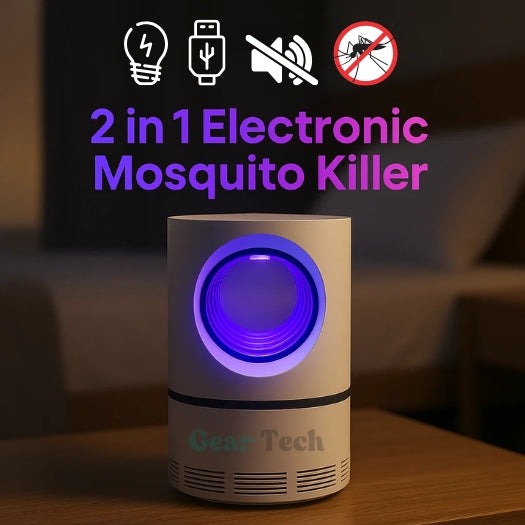 Versatile UV Insect Trap For Indoor Or Outdoor Use Quiet Electric Mosquito And Fly Catcher