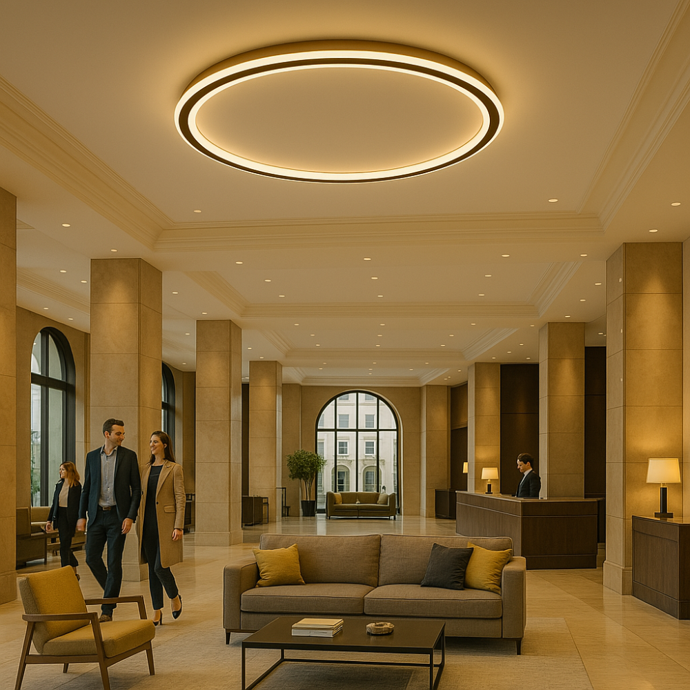 Nordic SkagaNova Dimmable LED Ceiling Light With Warm White Glow For Modern Living Spaces