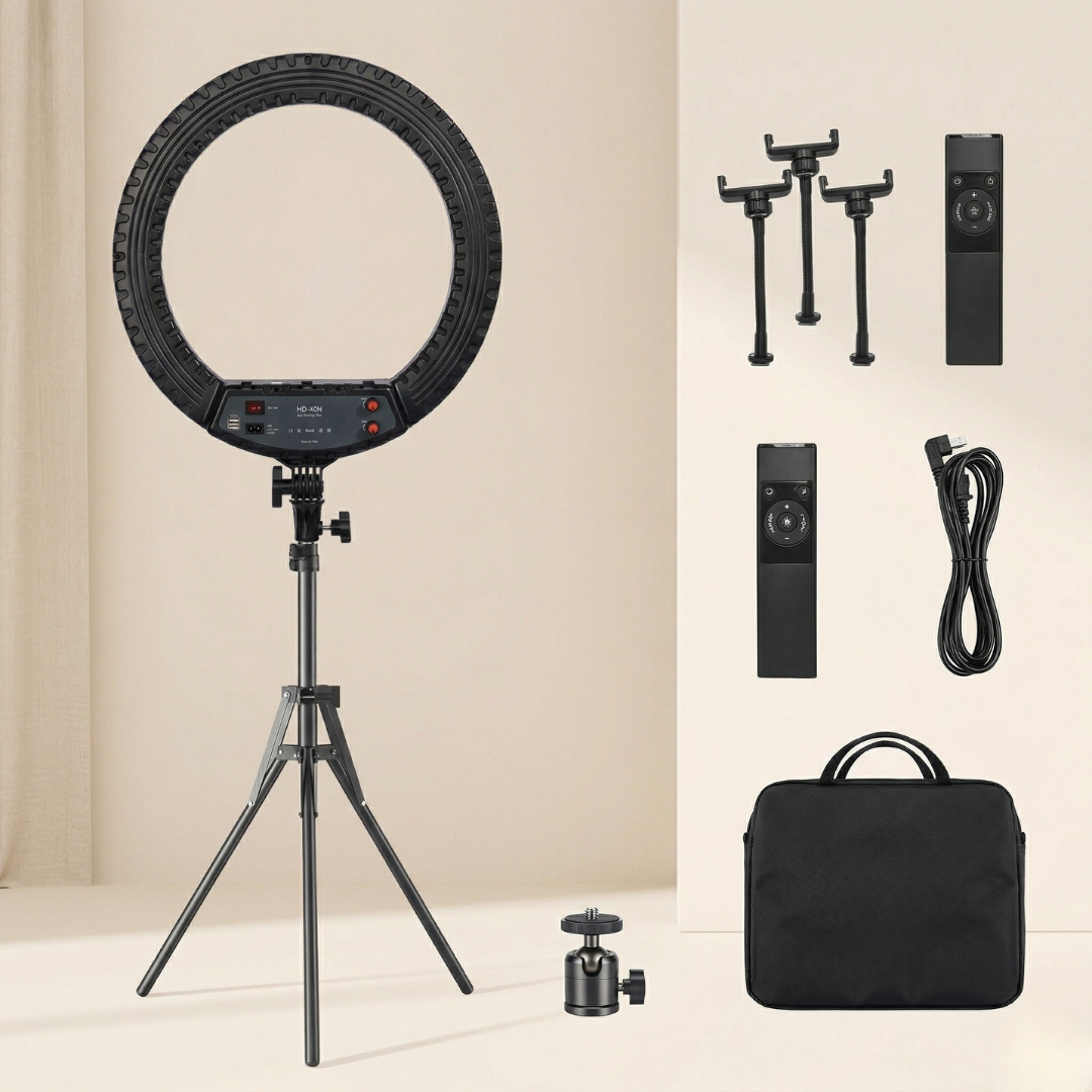 ProLite 18 Inch Ring Light And Tripod For Vlogging And Makeup And Photography Projects
