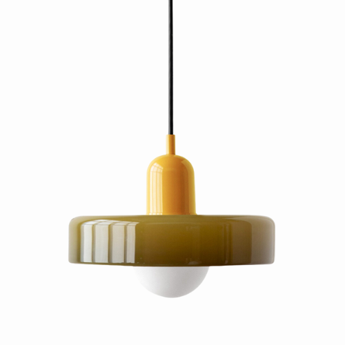 Bauhaus Style Glass Pendant Light For Dining And Living Areas