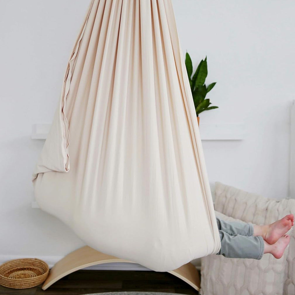 Children's Cotton Therapy Swing Hammock For Balance, Calm, And Sensory Development