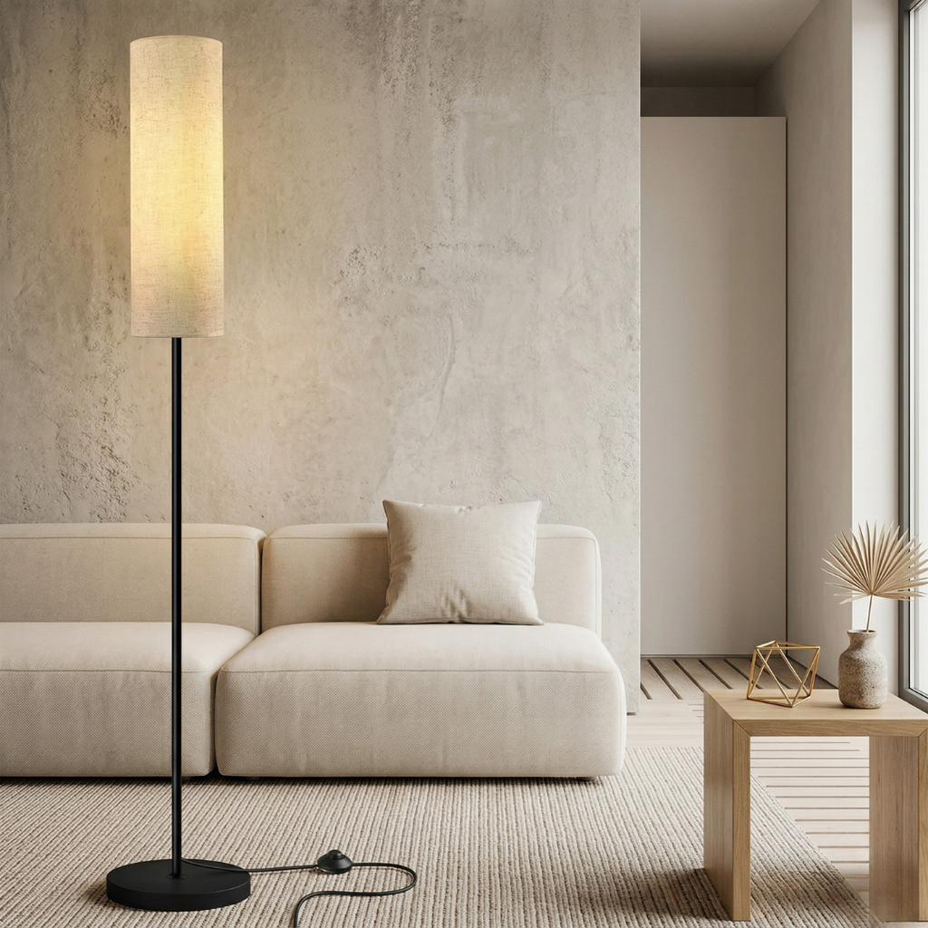 Floor Lamp With Dimmable LED Capability For Home Lighting Perfect For Living Rooms And Bedrooms
