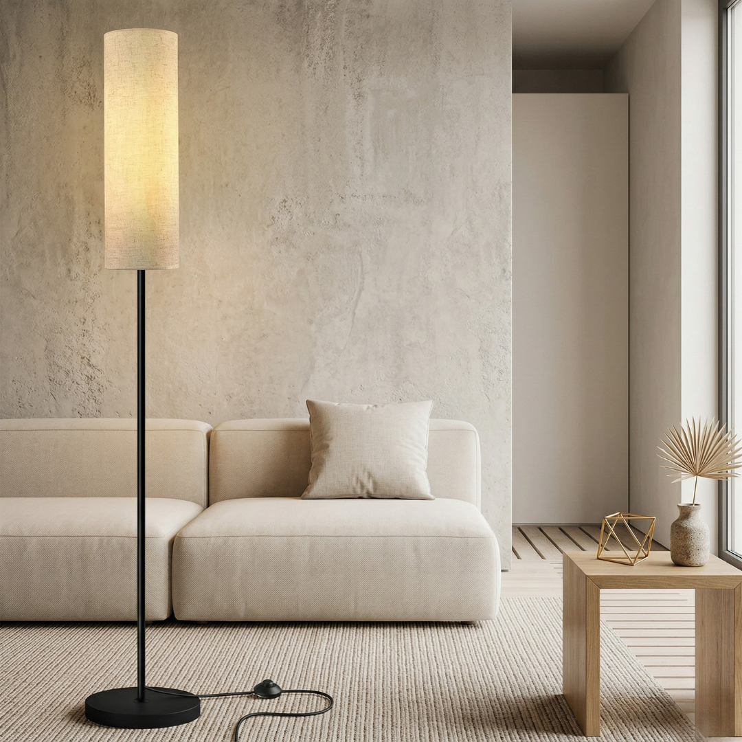 Floor Lamp With Dimmable LED Capability For Home Lighting Perfect For Living Rooms And Bedrooms