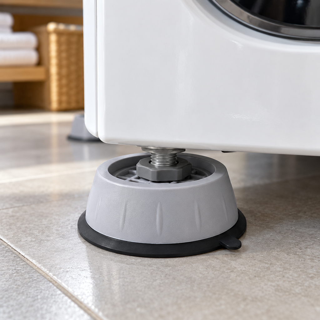 Patins en caoutchouc anti-vibrations de 8 cm — supports stables pour pieds d’appareils
