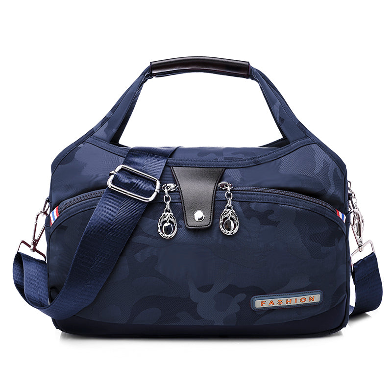 Geantă crossbody antifurt din nailon — design hidrofug, compartimente multiple, funcții de securitate ascunse