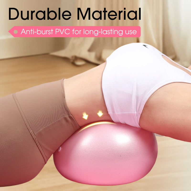 Balle de Pilates anti-éclatement en PVC avec pompe — ballon d’exercice pour l’entraînement de l’équilibre