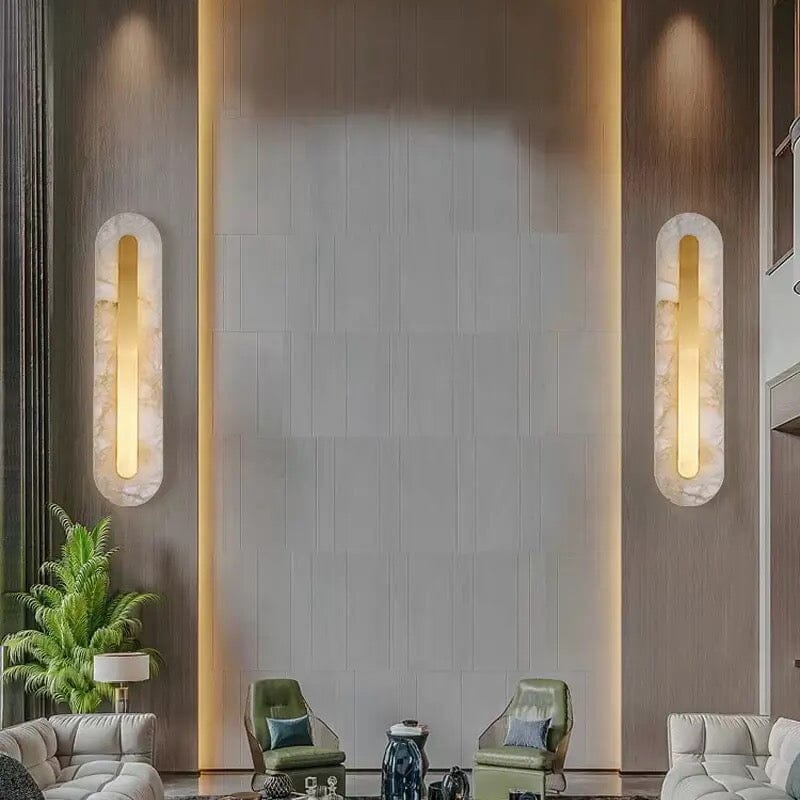 Lyra Marble Wall Light With Timeless Glow For Elegant Ambience Available In Four Styles
