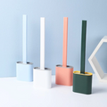 Toilet Brush Silicone Head Flexible For Hygienic Modern Design And Easy Cleaning