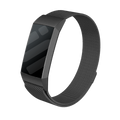 Bracciale sostitutivo milanese nero per Fitbit Charge 4