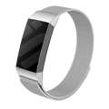 Fitbit Charge 4 silverfärgat milanesiskt armband – ersättningsarmband