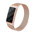 Cinturino milanese di ricambio color oro rosa per Fitbit Charge 4