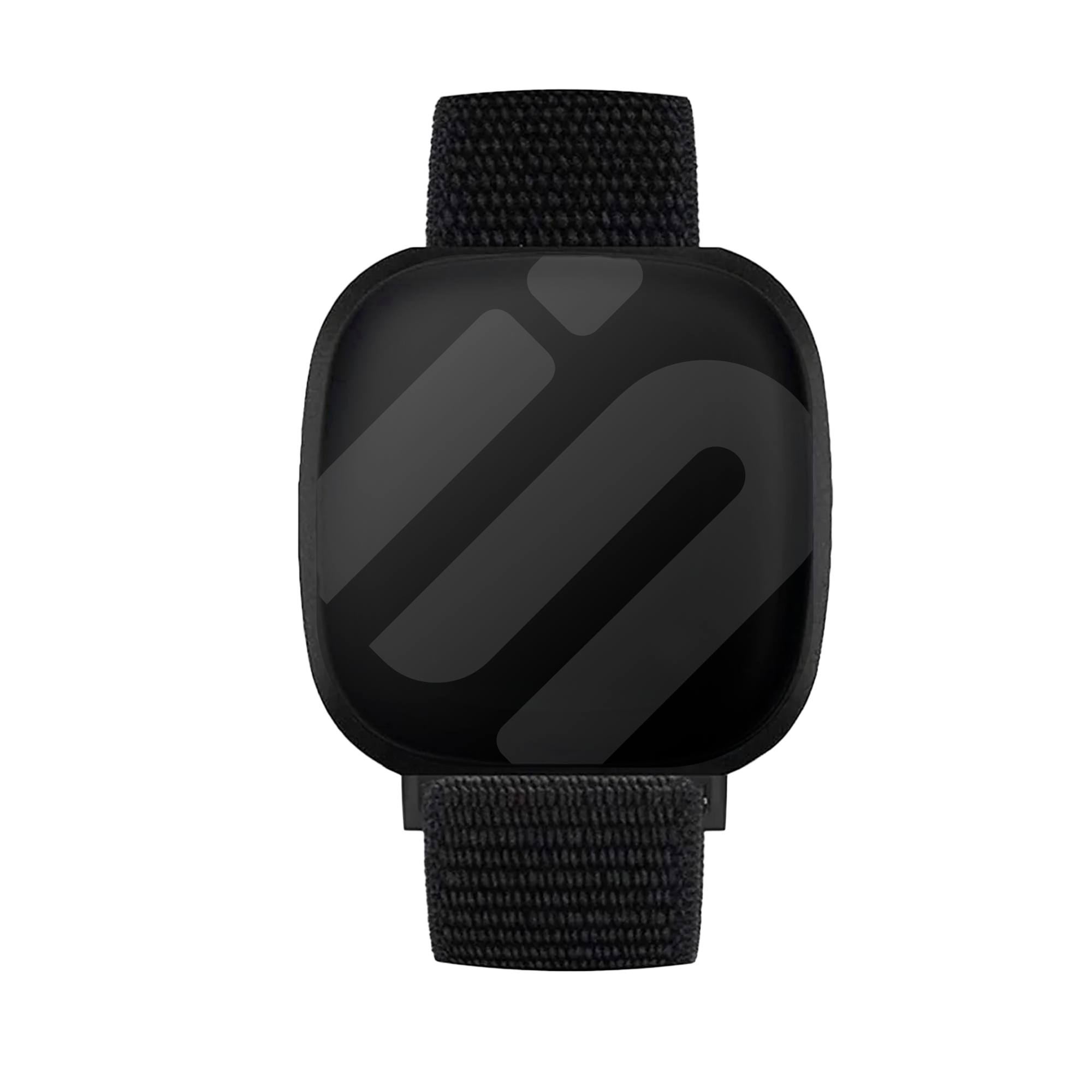 Offizielles Fitbit-Sense-Nylonarmband — Schwarz
