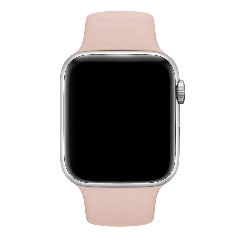 Correa de silicona rosa suave para Apple Watch