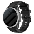 Garmin Fenix 5S- ja 6S-kellon ranneke — musta silikoni
