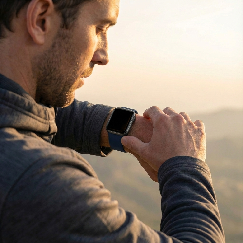 Κλασικό λουράκι σιλικόνης για Apple Watch — Σκούρο μπλε κλείσιμο με διπλή θηλιά