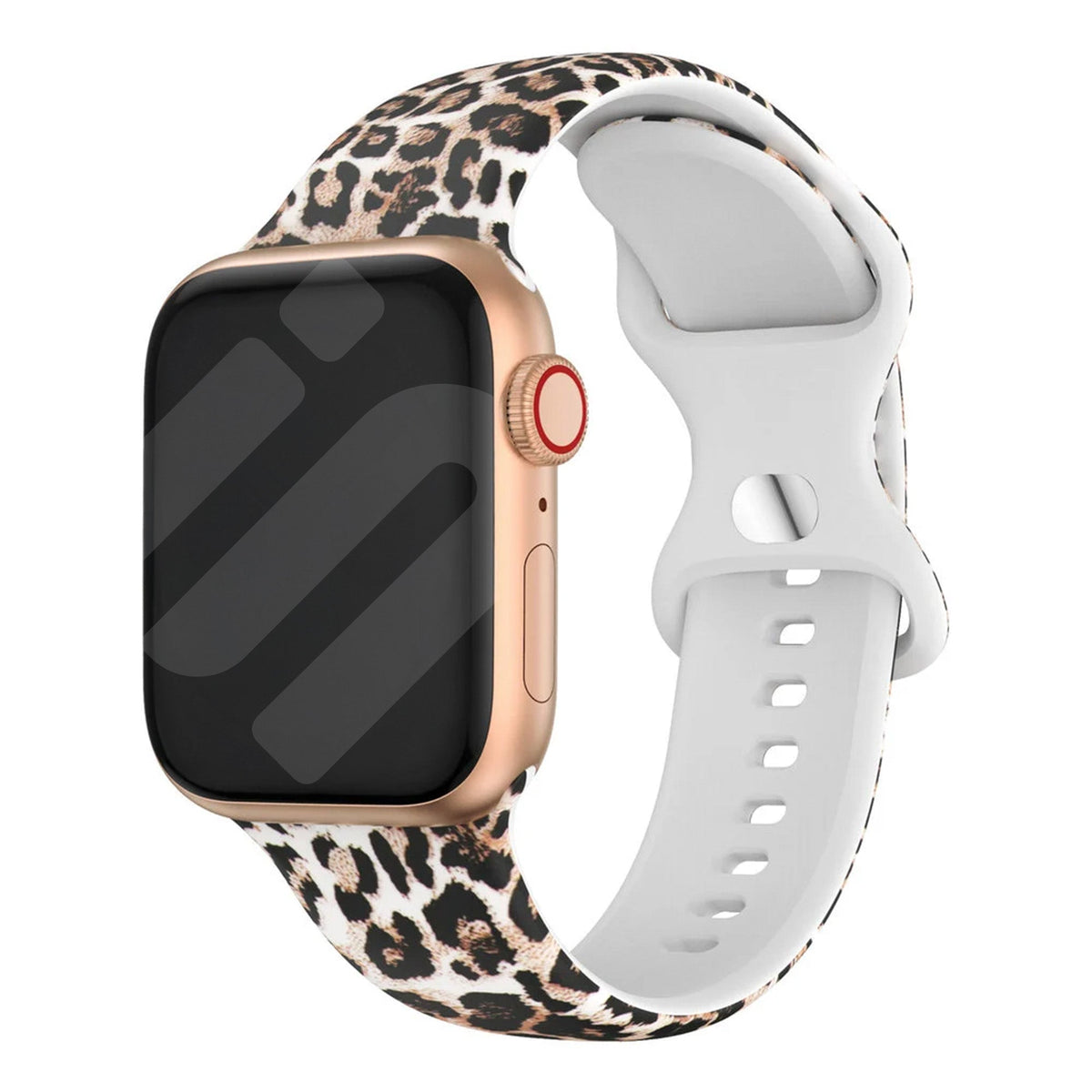 Řemínek Lucky Leopard pro Apple Watch — voděodolné pružné provedení
