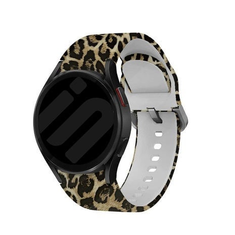 Řemínek k hodinkám s motivem šťastného leoparda pro Samsung Galaxy Watch 7 40 mm