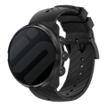 Suunto 9 Baro Smart Watch Strap — Black Silicone Replacement Band
