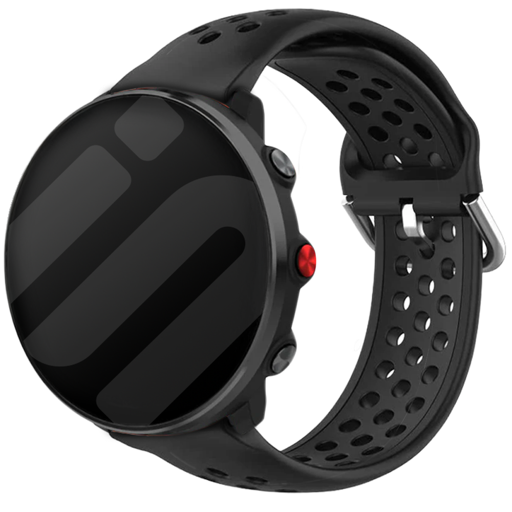 Černý prodyšný náhradní řemínek pro Polar Vantage M
