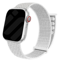 Apple Watch Nylon Loop-rem — hvid, justerbar velcrolukning