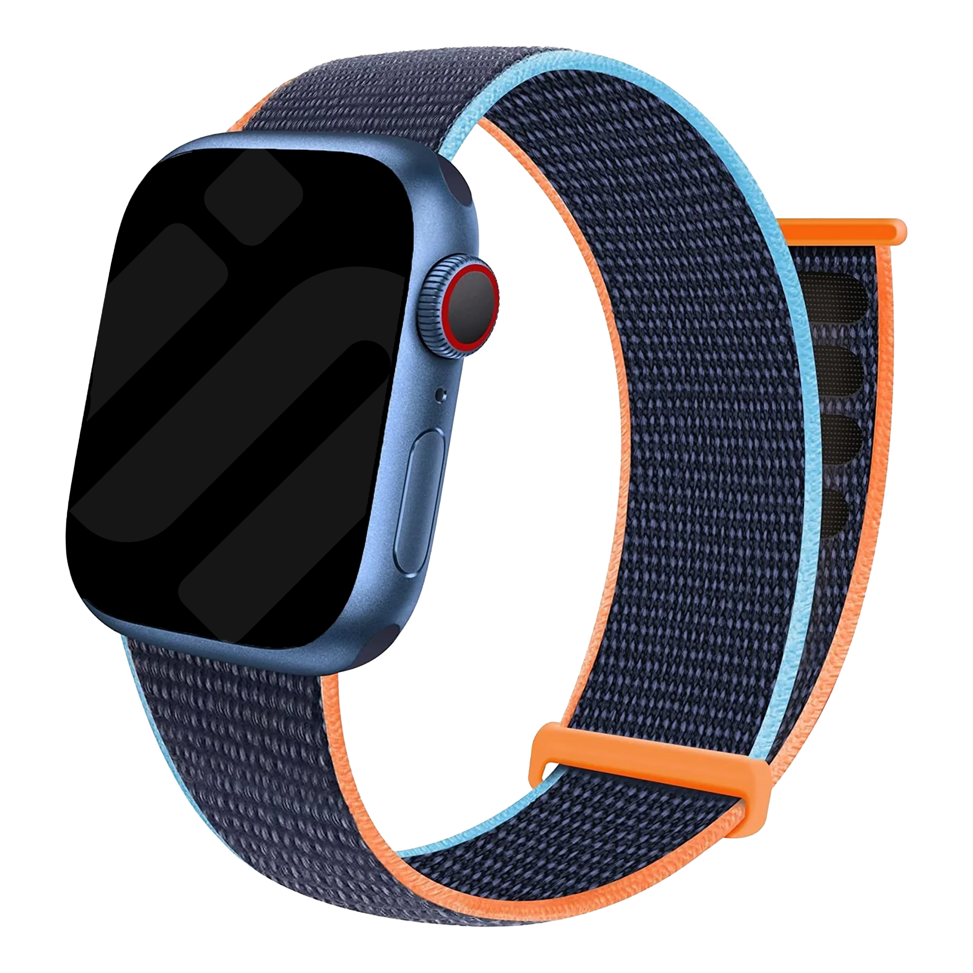 Klasszikus nejlon hurokpánt Apple Watchhoz – sötétkék
