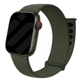 Apple Watch Nylon Loop Strap — Army Green, Adjustable Fit