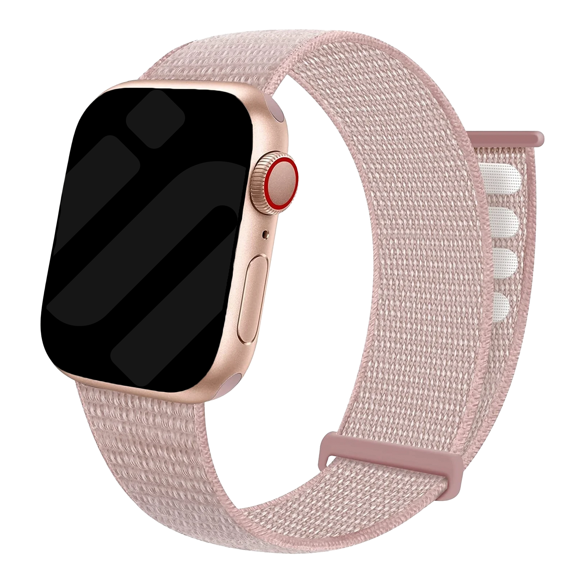 Světle růžový nylonový řemínek Loop pro Apple Watch