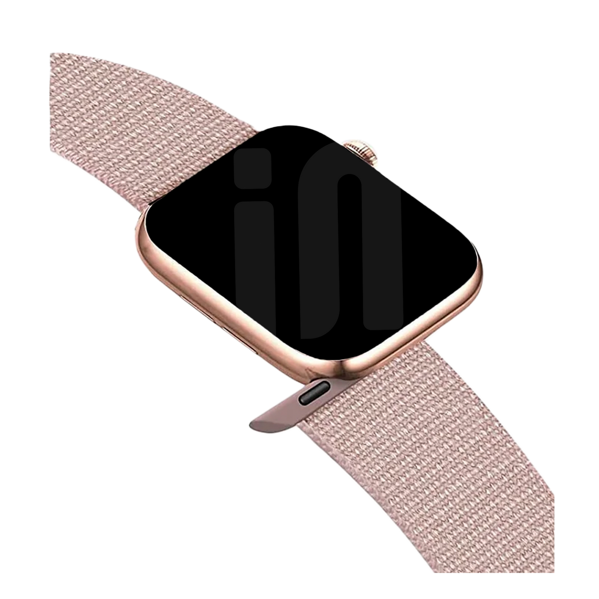 Světle růžový nylonový řemínek Loop pro Apple Watch