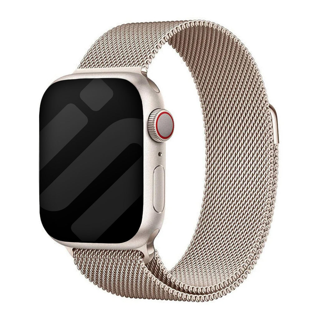 Milánský řemínek pro Apple Watch — provedení Starlight s nepřetržitou smyčkou