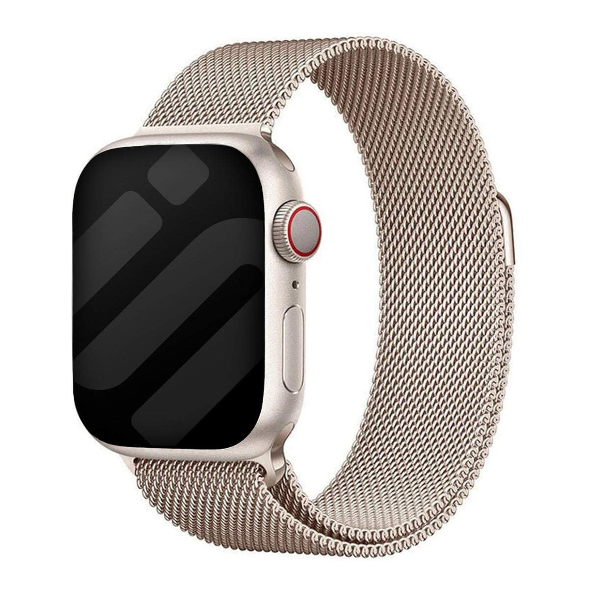 Milánský řemínek pro Apple Watch — provedení Starlight s nepřetržitou smyčkou