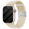 Cinturino intrecciato per Apple Watch — color galassia, chiusura con clip sicura