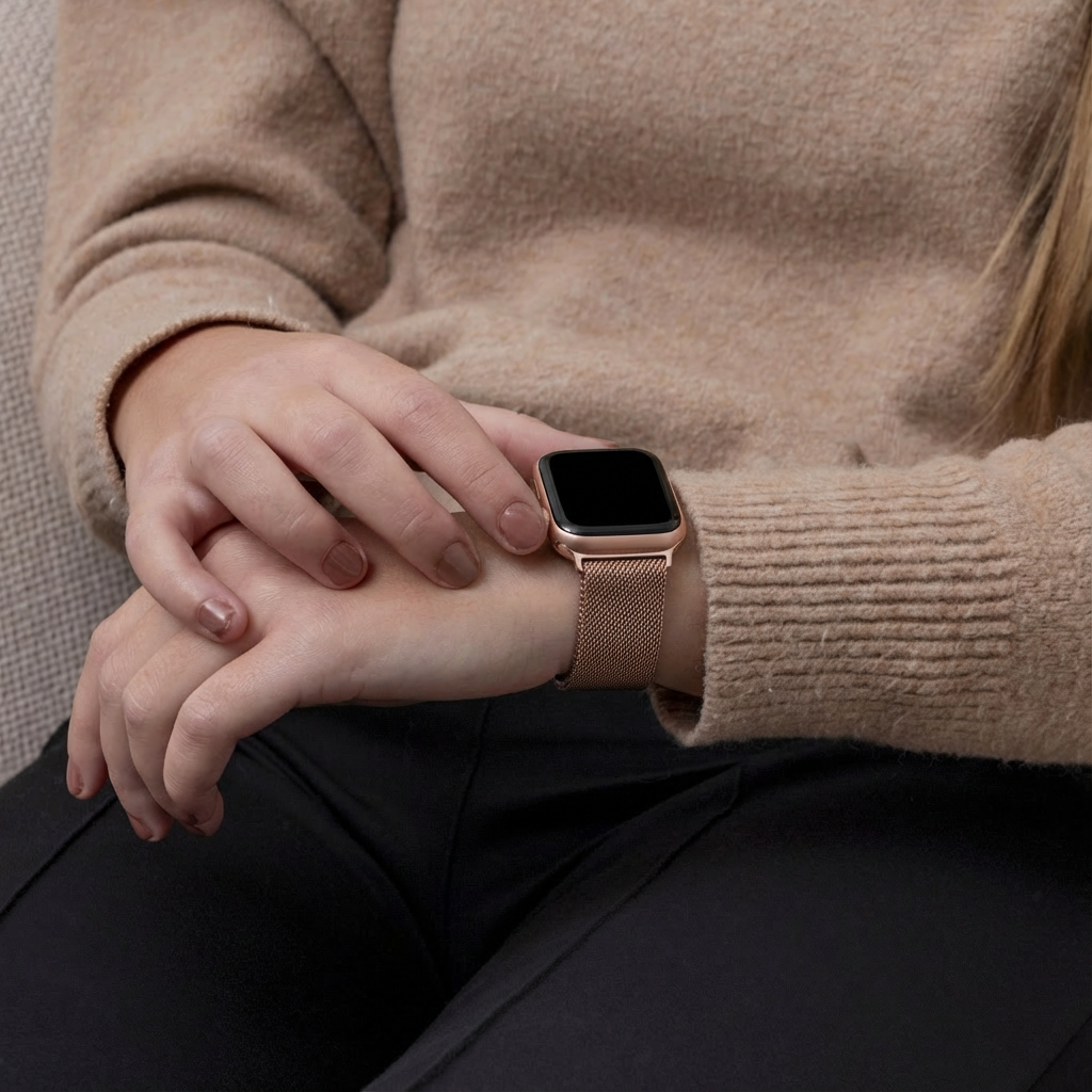 Rose Gold Milanese Loop Strap for Apple Watch