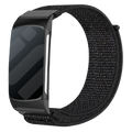 Kompatibilní černý nylonový náhradní řemínek pro Fitbit Charge 6