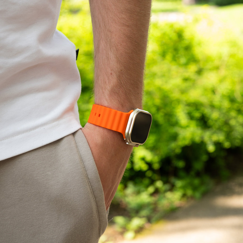 Apple Watch Orange Ocean Replacement Strap