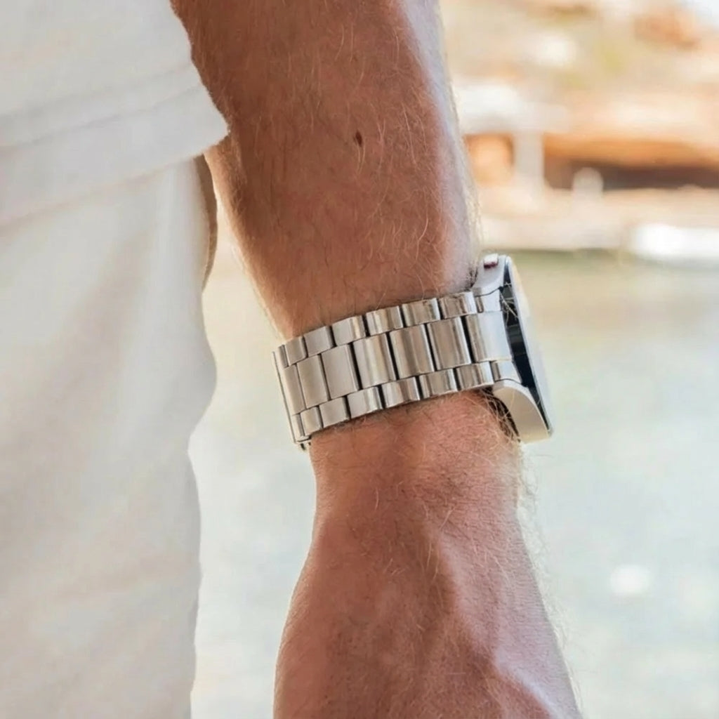 Stříbrný titanový řemínek 46 mm – Samsung Galaxy Watch 4 Classic