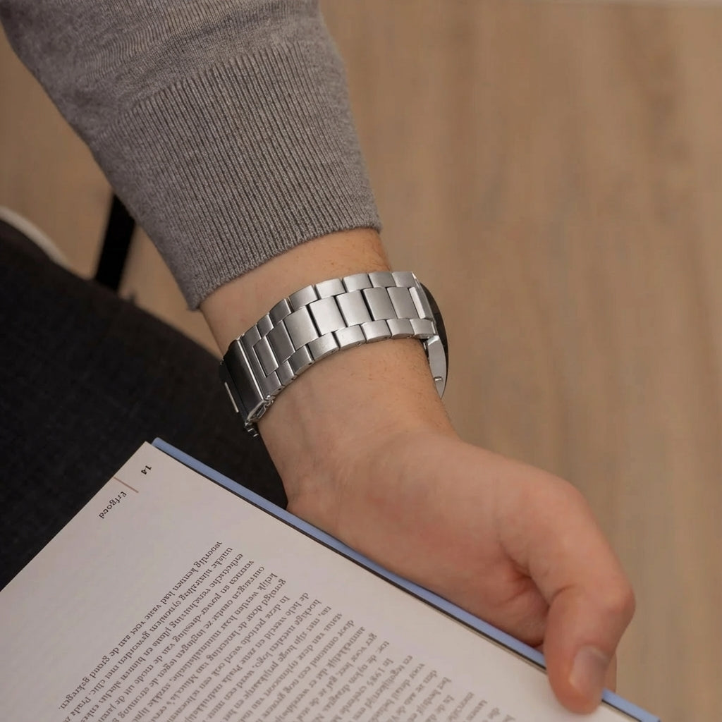 47mm Silver Titanium Strap for Samsung Galaxy Watch 6 Classic